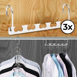Metalna vešalica za uštedu prostora (3 komada) | SNAPHANG