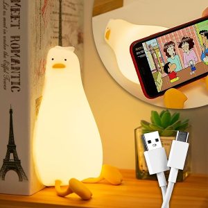 Silikonska lampica patka koja leži | DUCKY