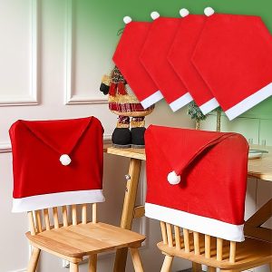 Navlake za stolice u božićnom stilu (4 komada) | SANTASEAT
