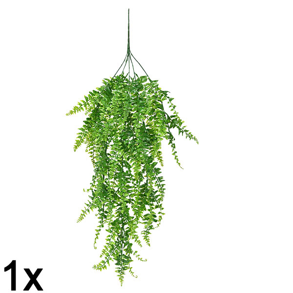 1x Veštačka viseća paprat (80 cm) | FERNY