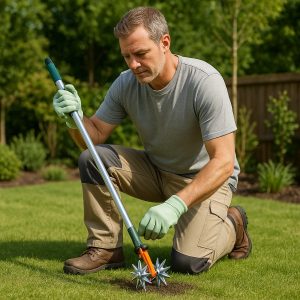 2‑u‑1: baštenski sejač i aerator travnjaka | CULTIVATORKO