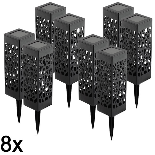 4x Solarna lampa (set od 2 komada) | GARDENIAS